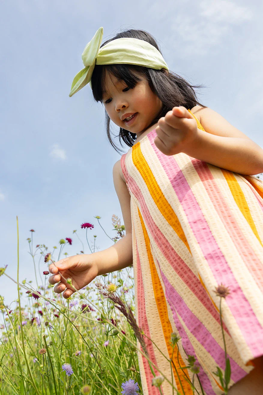 Freckle & Sprout Sleeveless Dress Striped | Nectarine