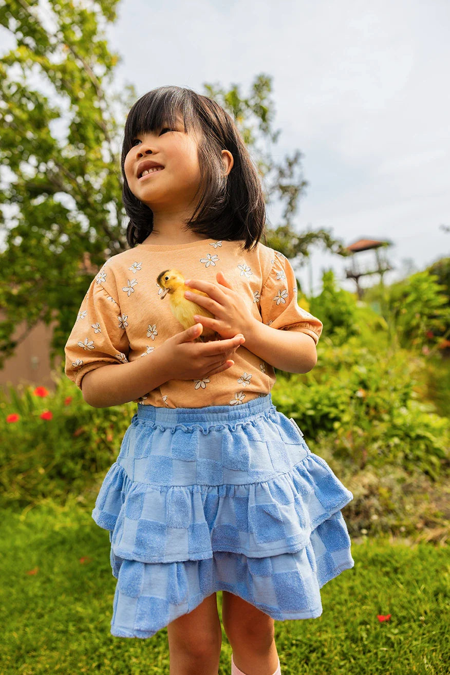 Freckle & Sprout Skirt Terry Blocks | Breezy Blue