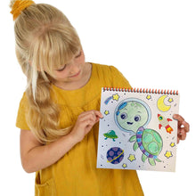 SES Creative Doe Coloring Book Glow In The Dark 3 In 1