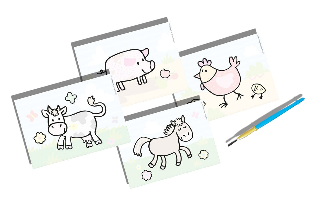 SES Creative My First | Coloring With Water Farm Animals