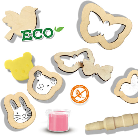 SES Creative Eco Clay With Wooden Tools