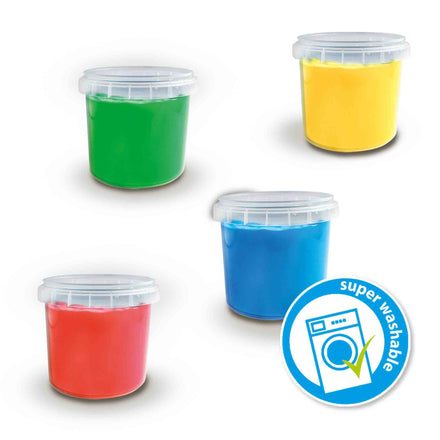 SES Creative Eco Finger Paint Set With Kliederapron