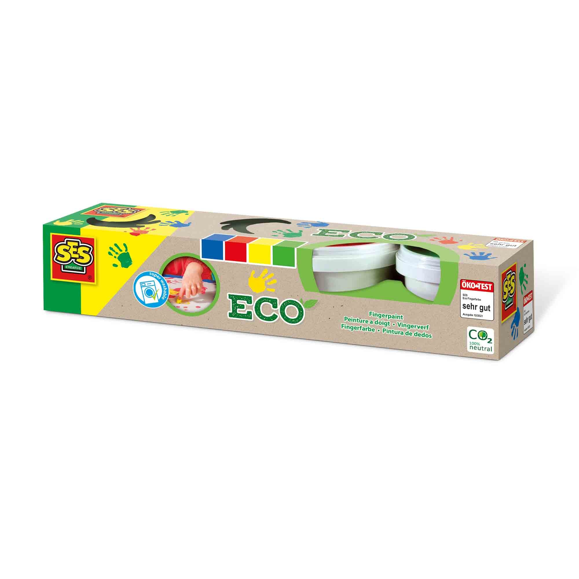 SES Creative Eco Finger Paint 4 Colors