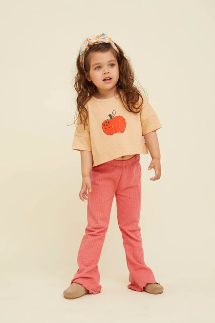 Freckle & Sprout Cropped T-Shirt Apple | Nectarine