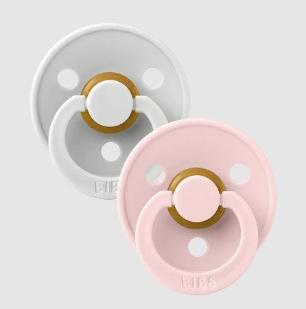 * Bibs Pacifier 6+M Size 2 | Haze /Blossom