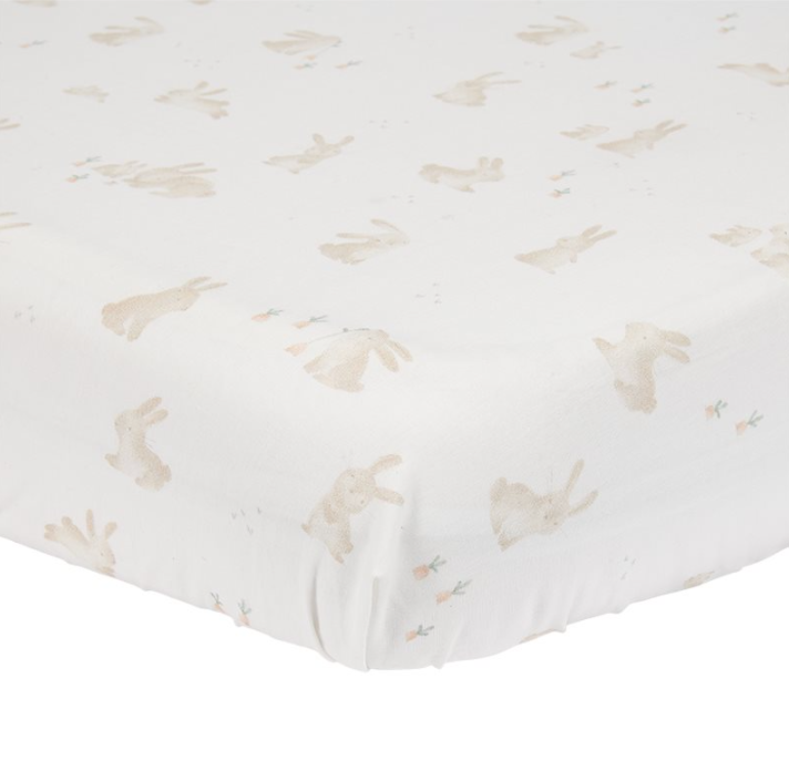 Little Dutch Fitted Sheet 40x80cm Hydrophile cradle | Baby Bunny