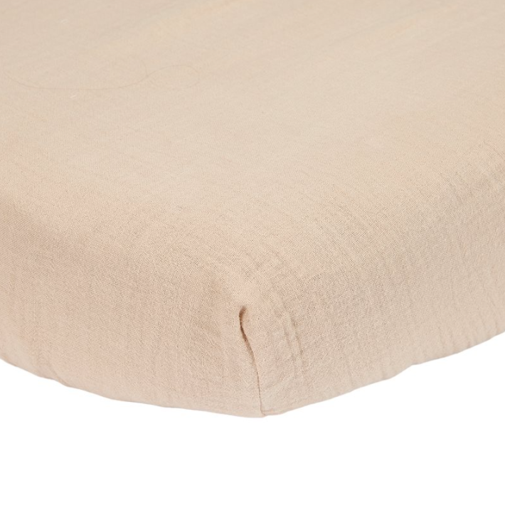 Little Dutch Fitted Sheet Cot 60x120cm | Beige