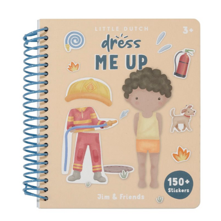 LIttle Dutch Dressing and sticker book | Jim & Friends