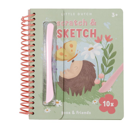 LIttle Dutch Scratch And Sketchbook | Rosa & Friends