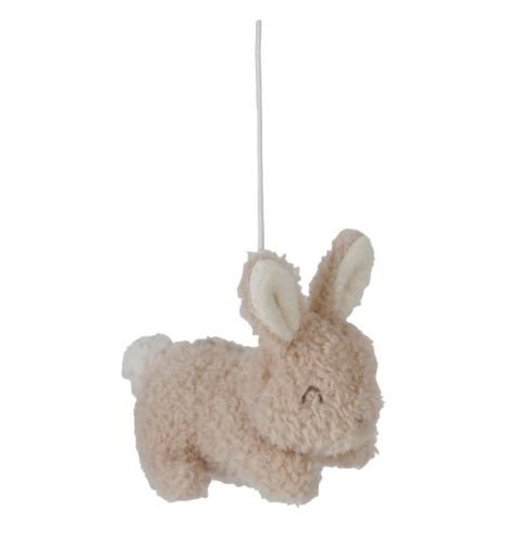 LIttle Dutch Wooden Music Mobile WhIte | Baby Bunny