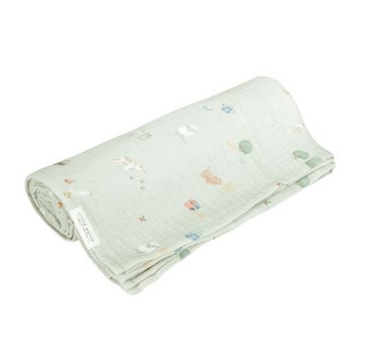 Little Dutch Swaddle Hydrophilic Cloths 120x120cm | Little Farm