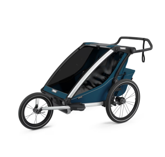 Thule Chariot Cross Double-seater Multisport Bicycle Trailer Double | Majolica Blue