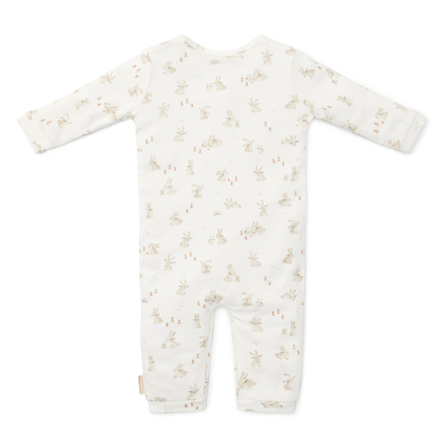 Little Dutch Knitted Baby Bodysuit | Off White Bunny