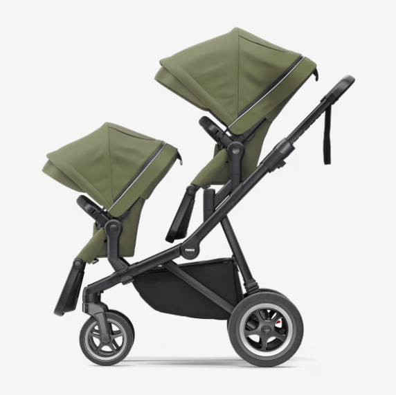 Thule Sleek City Stroller With Carrycot | Soft Green