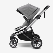 Thule Sleek City Stroller With Carrycot | Aluminum /Grey Melange