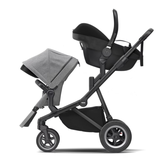 Thule Sleek Car Seat Adapter for Maxi Cosi | Gray