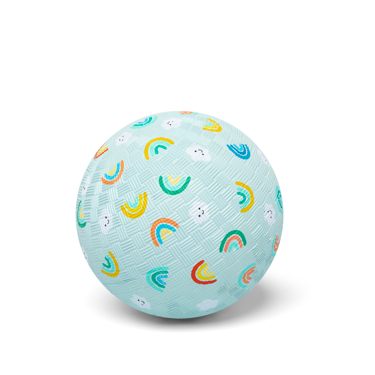 Little L Rubber Ball 13cm | Rainbow & Cloud