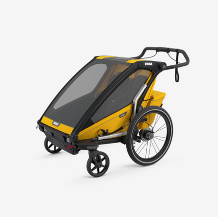 Thule Chariot Sport 2 Double | Black /Spectra Yellow