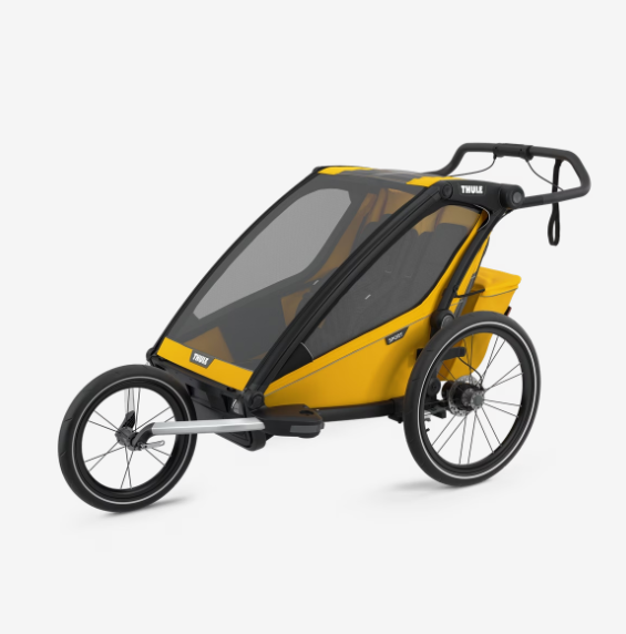 Thule Chariot Sport 2 Double | Black /Spectra Yellow