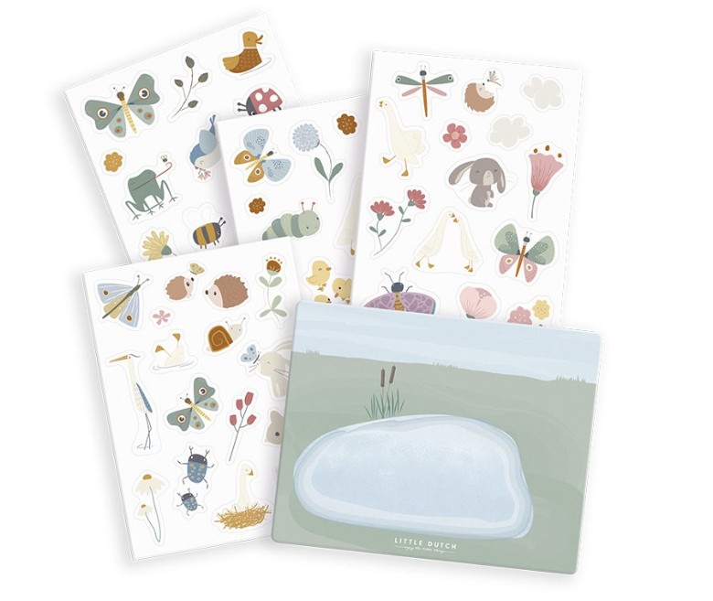 Little Dutch Raamstickers | Flowers & Butterflies