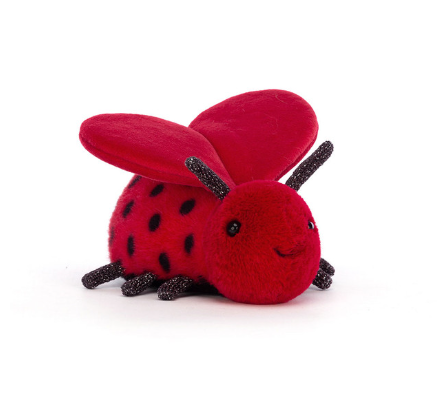 Jellycat Plush Toy Loulou Love Bug