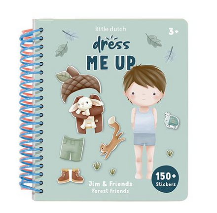 Little Dutch Dress Up & Sticker Book Dress Me Up | Jim & Friends