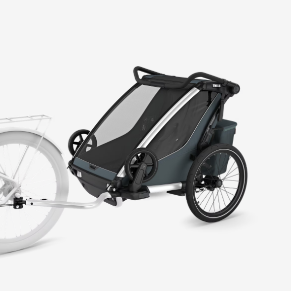 Thule Chariot Cross Double-seater Multisport Bicycle Trailer Double | DarkSlate