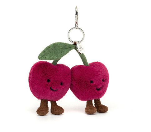 Jellycat Cuddly Toy Keychain Amuseables Cherries