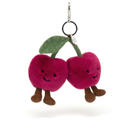 Jellycat Cuddly Toy Keychain Amuseables Cherries