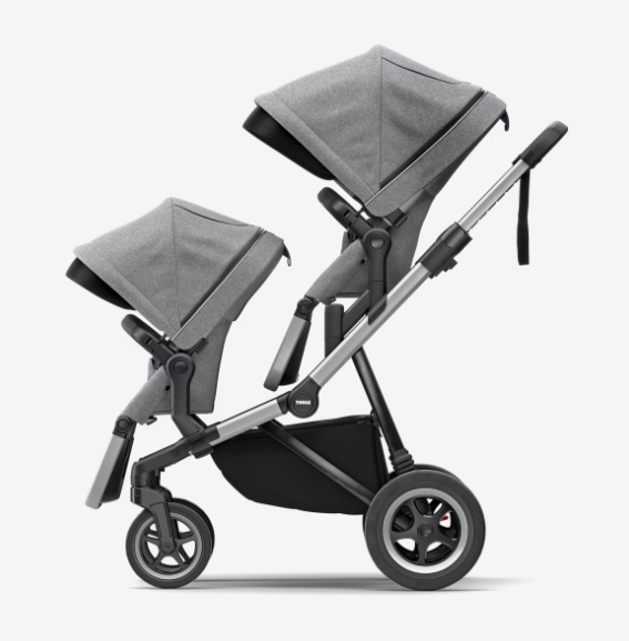 Thule Sleek City Stroller | Aluminum /Gray Melange