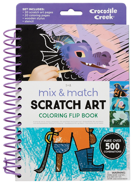 Crocodile Creek Craft Set Scratch Cards | Fairytale magic