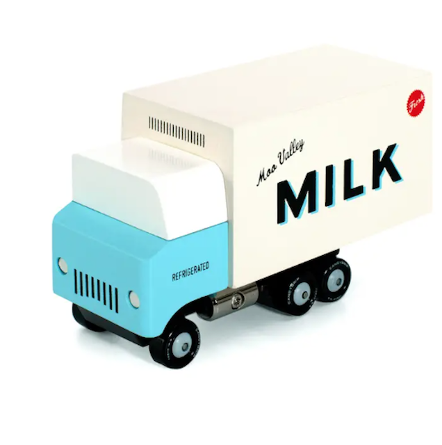 Candylab Toys Toy truck | Milk Truck