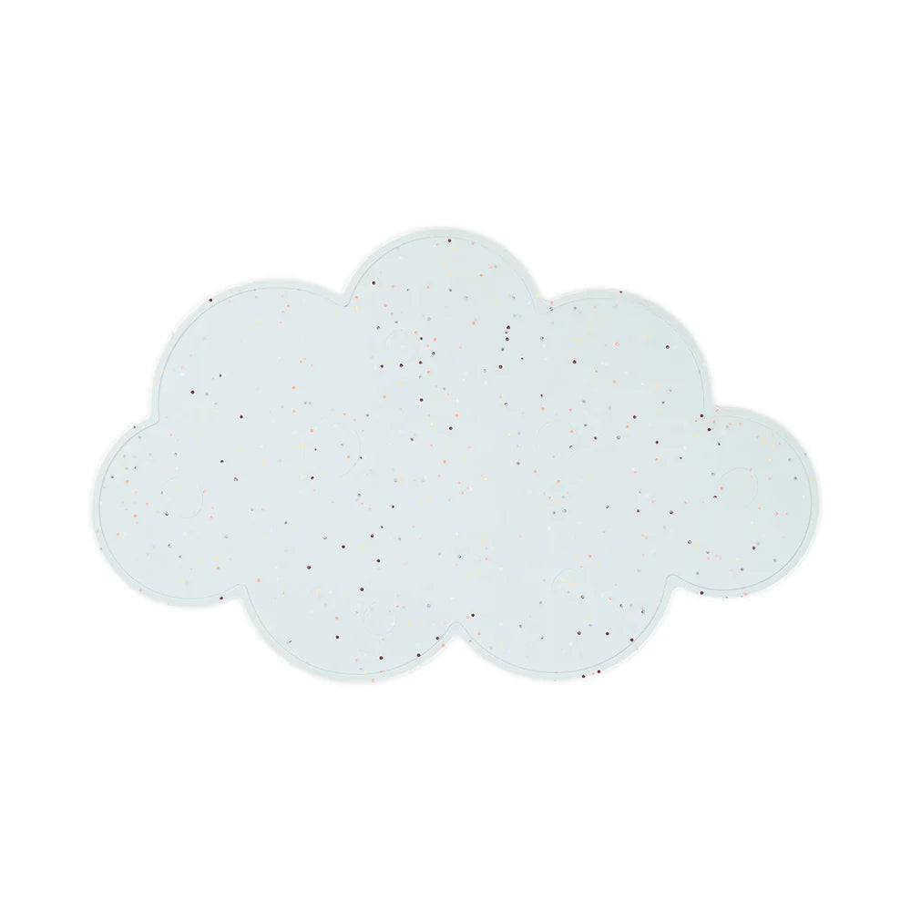 Done by Deer Silicone Placemat | Confetti blue