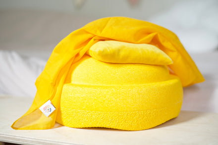 Pit & Play Rainbow Play Cloth | Yellow