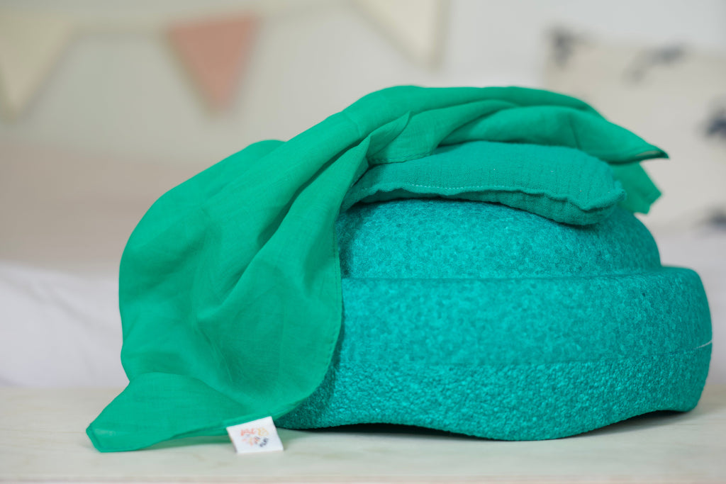 Pit & Play Rainbow Play Cloth | Green