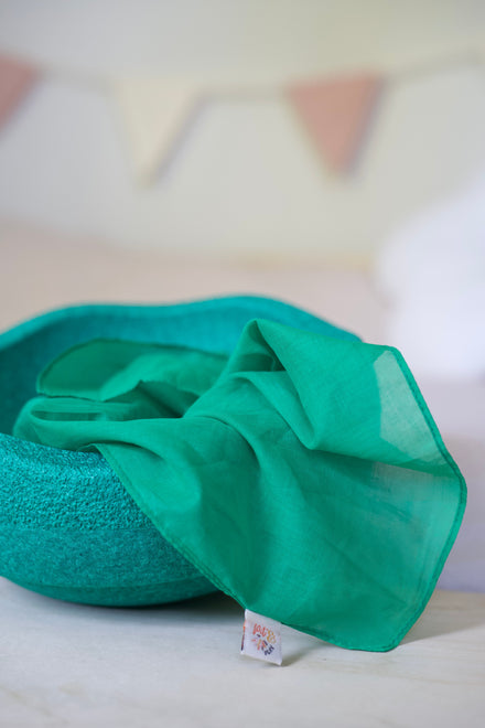 Pit & Play Rainbow Play Cloth | Green