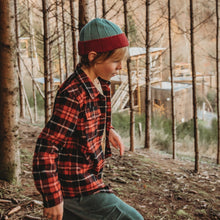 Sproet & Sprout Shirt Boys Flannel Check Hemdje | Barn Red