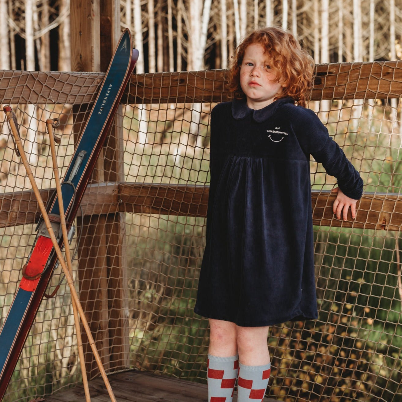 Sproet & Sprout Dress Jersey Corduroy Auf Wiederschnitzel | Mood Indigo