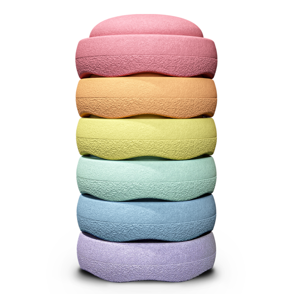 Stapelstein Rainbow Pastel | Set of 6