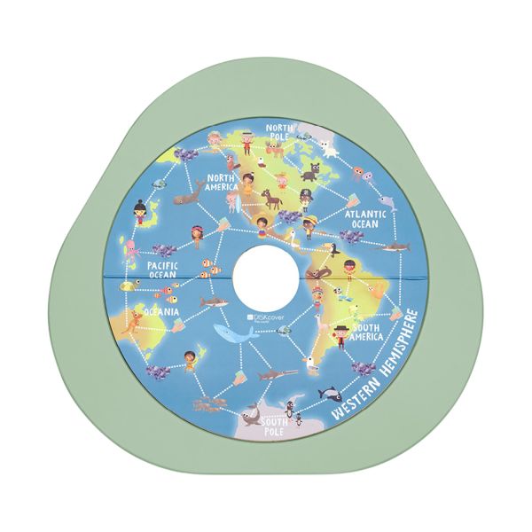 Stokke® Mutable ™ game board double -sided around the world