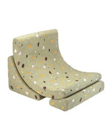 Wigiwama Beanbag Moon Chair | Terrazzo Moss