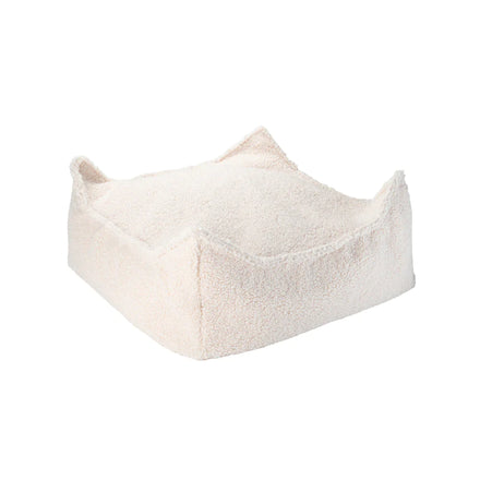 Wigiwama Pouffe Square Ottoman | Cream White