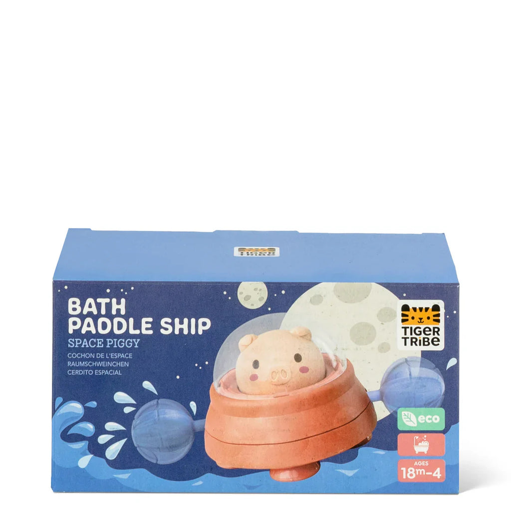 Tiger Tribe Bath Toy Paddle Ship | Space Piggy