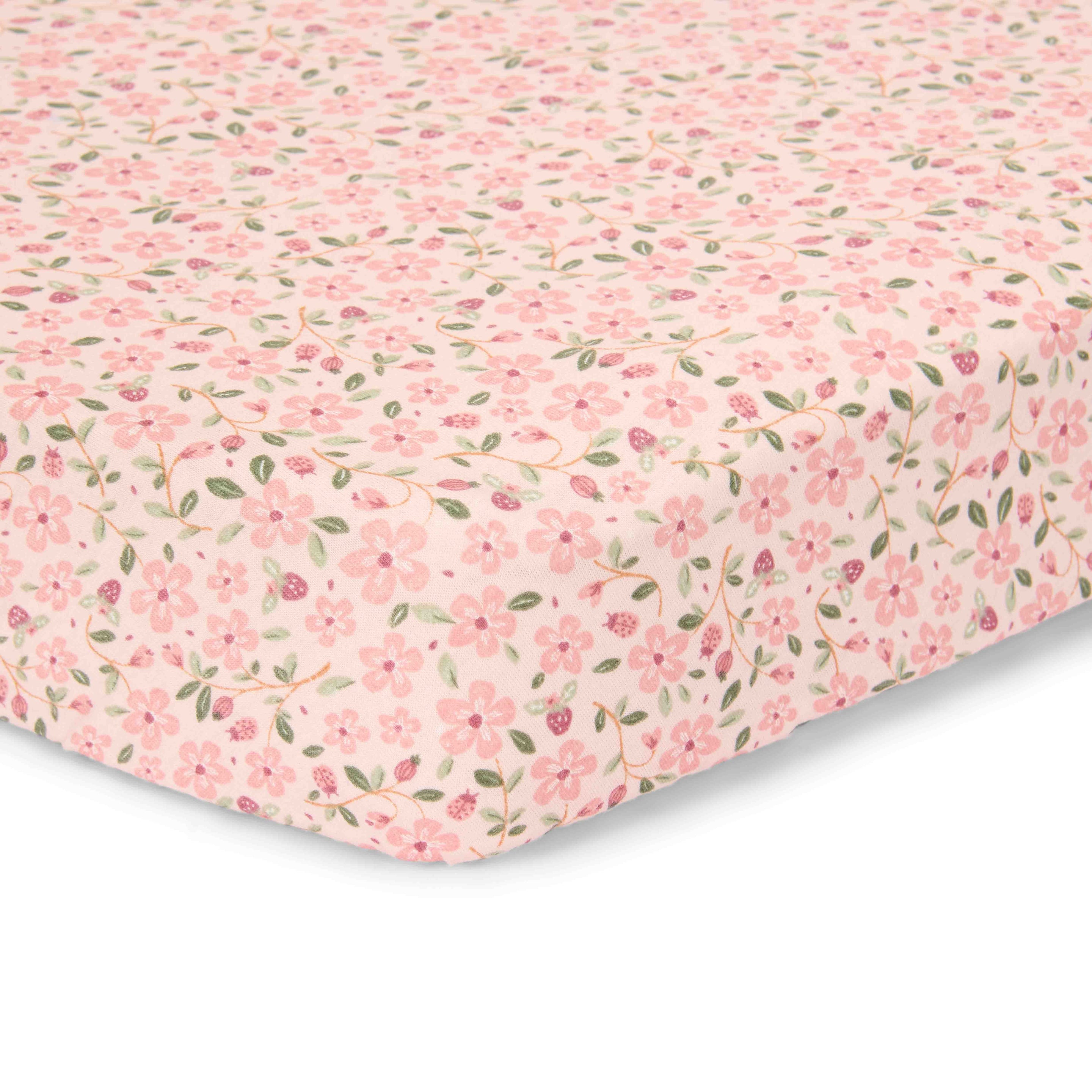 Little Dutch Hoeslaken 70X140/150 Fairy Floral | Roze