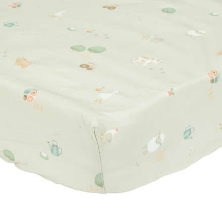 LIttle Dutch FItted Sheet Cot 60x120cm | LIttle Farm