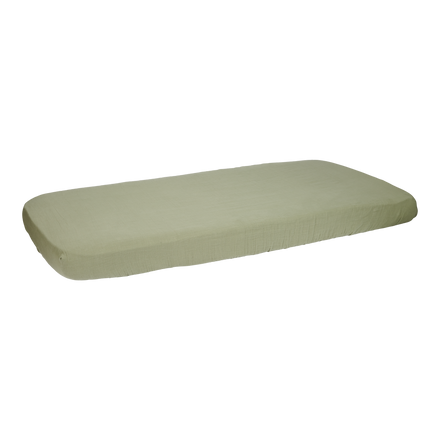 Little Dutch Fitted Sheet 40x80cm Crib | Olive