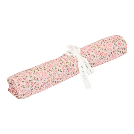 Little Dutch Swaddle Doek Hydrofiel 120x120 Fairy Floral | Roze