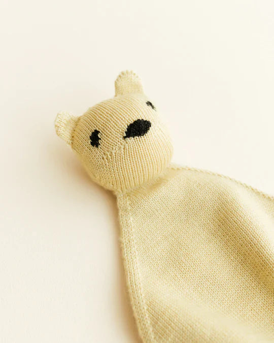 Hvid Teddy Tokki Cuddle Cloth | Light Yellow