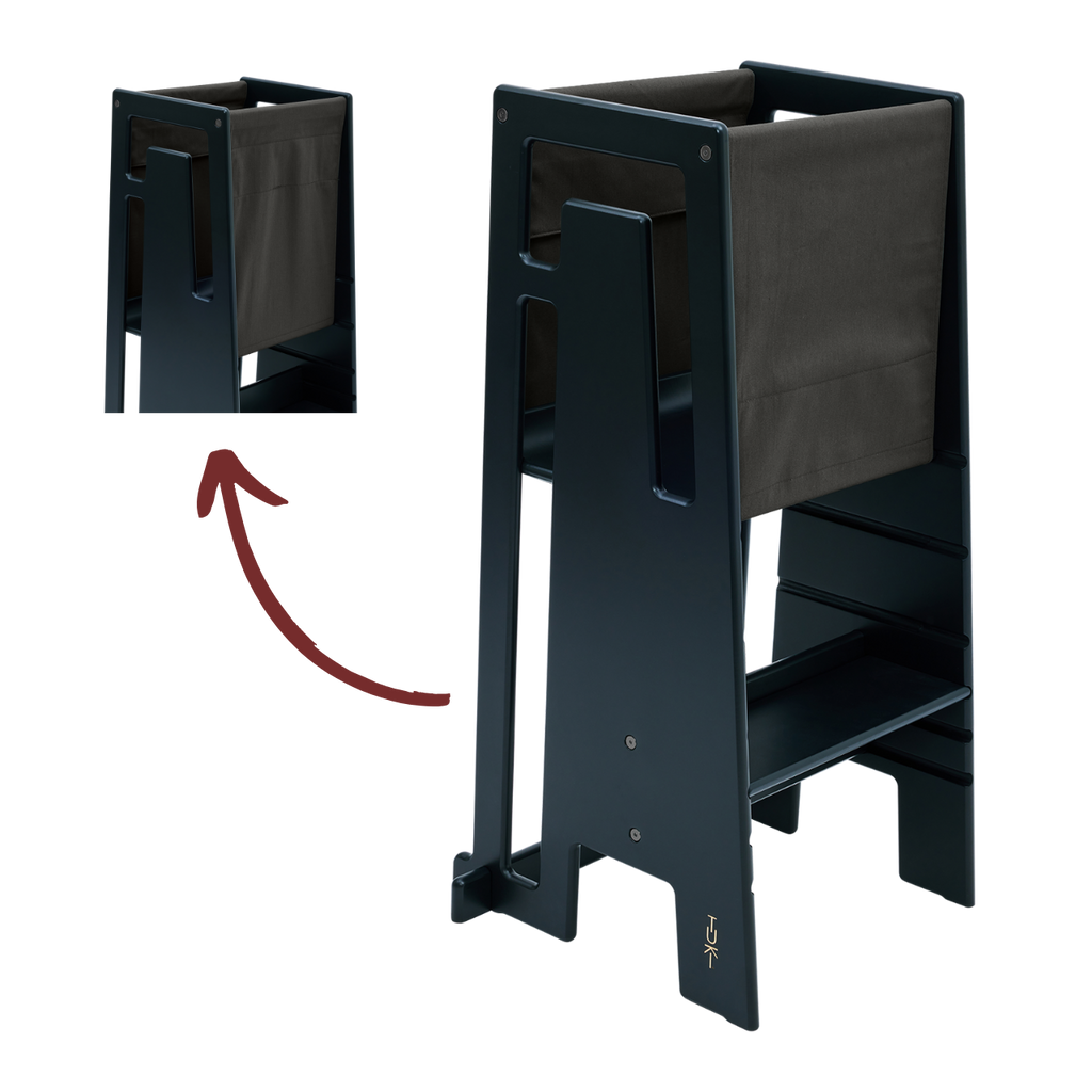 Tuki Discovery Cloth for Learning Tower | Dark Olive