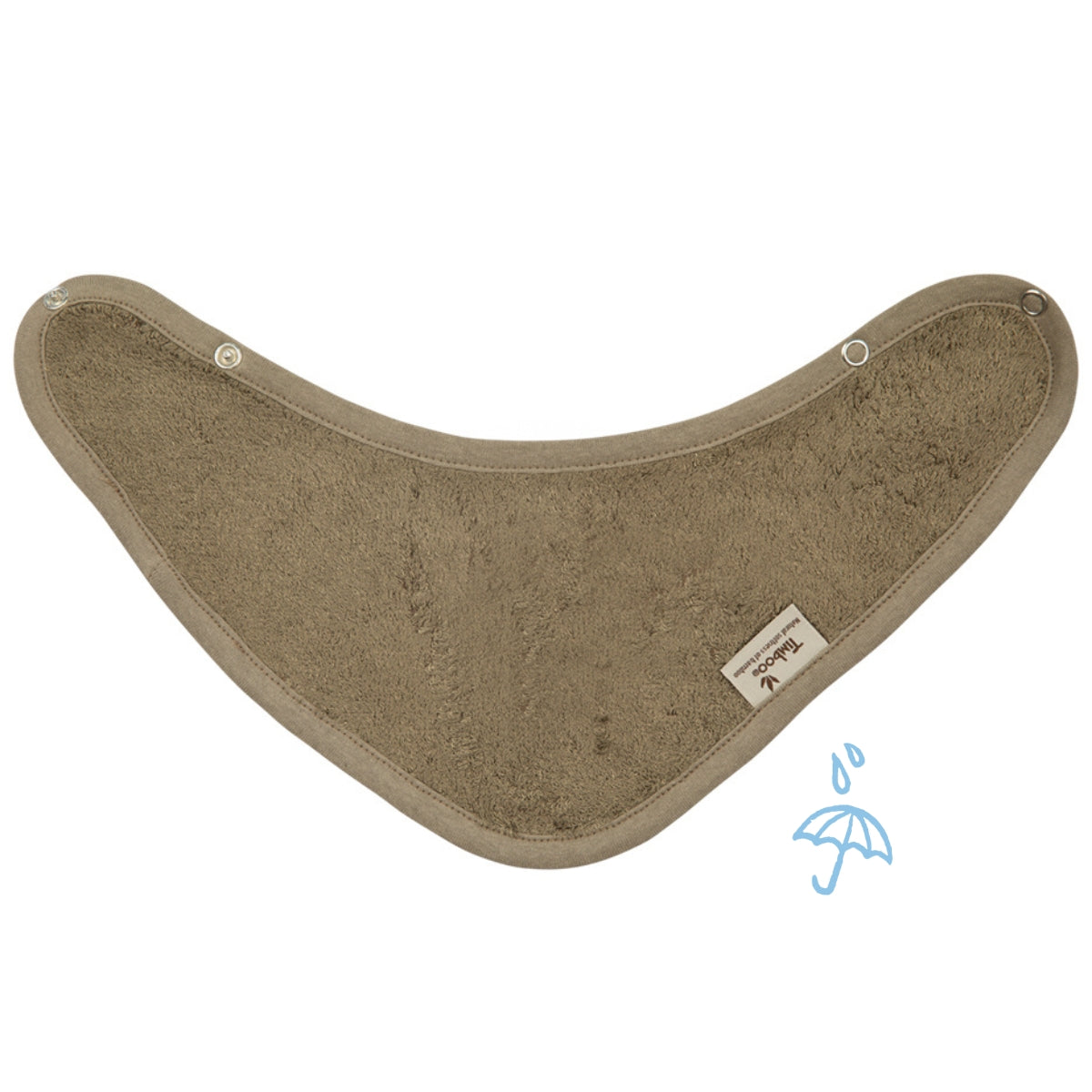 Timboo Bandana Bib Bamboo Waterproof | Jungle Green